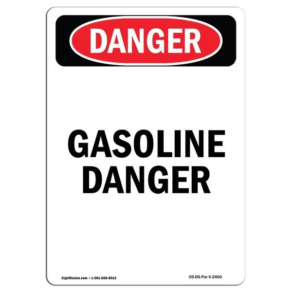 Safety Sign, OSHA Danger, 7